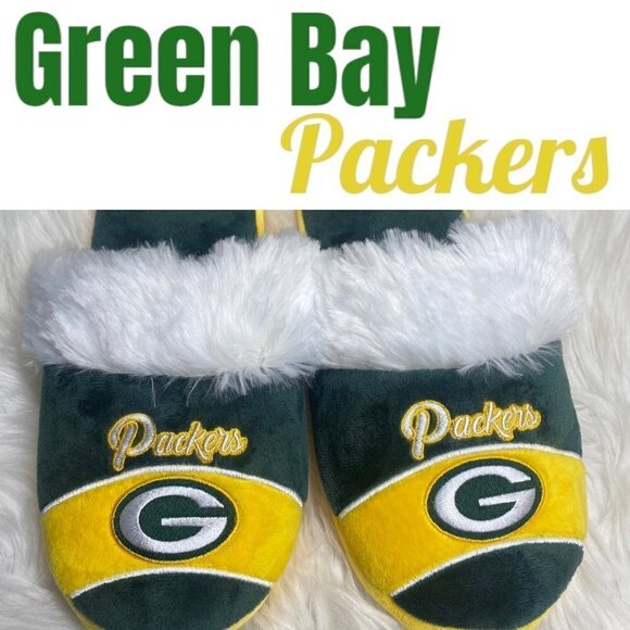 NWOT NFL Green Bay Packers House Slippers, Size L (9-10) - Picture 7 of 8